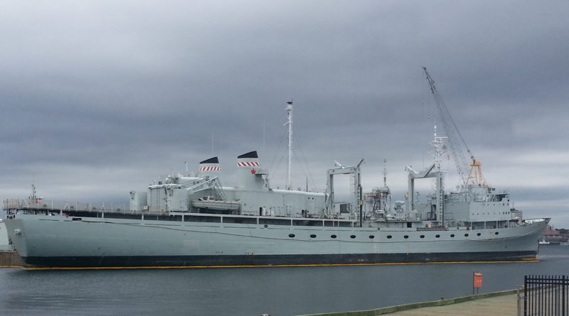 The sun dips on PRESERVER, last of the Protecteur-class AOR