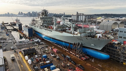 Launch of Auxiliary Oiler Replenishment